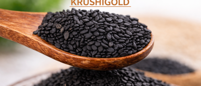 Black sesame with spoon 1